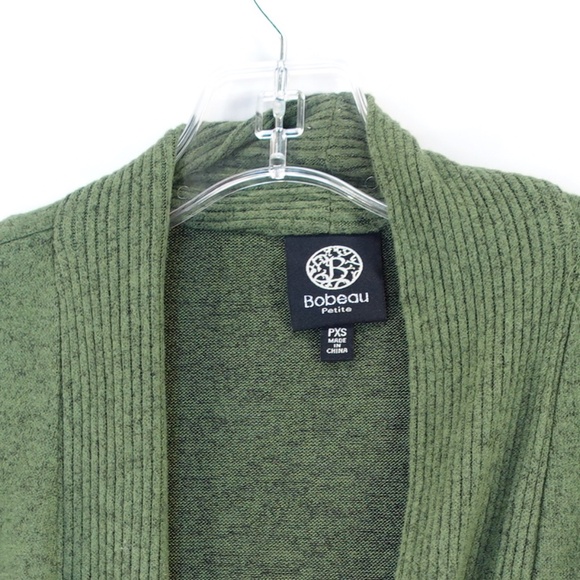 Stitch Fix Bobeau Women's Cardigan long sleeves green size petite XS NWT - Picture 3 of 11